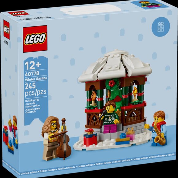 NEW LEGO 40778 WINTER GAZEBO Set VIP 2025 NIB in Hand - Picture 12 of 13